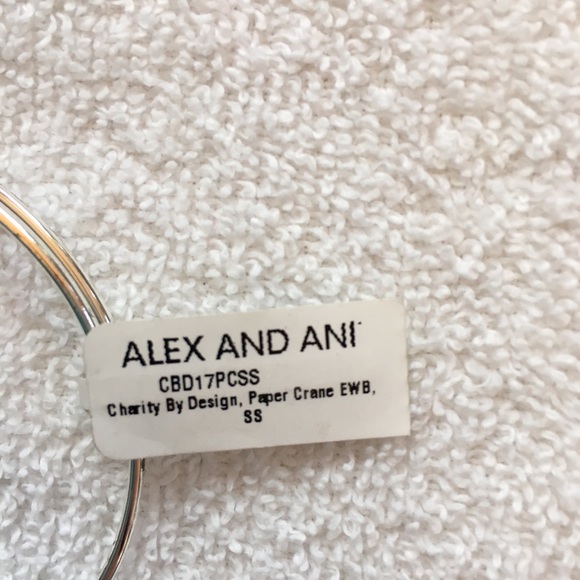 Alex and Ani silver paper crane bracelet NWT - Picture 5 of 9